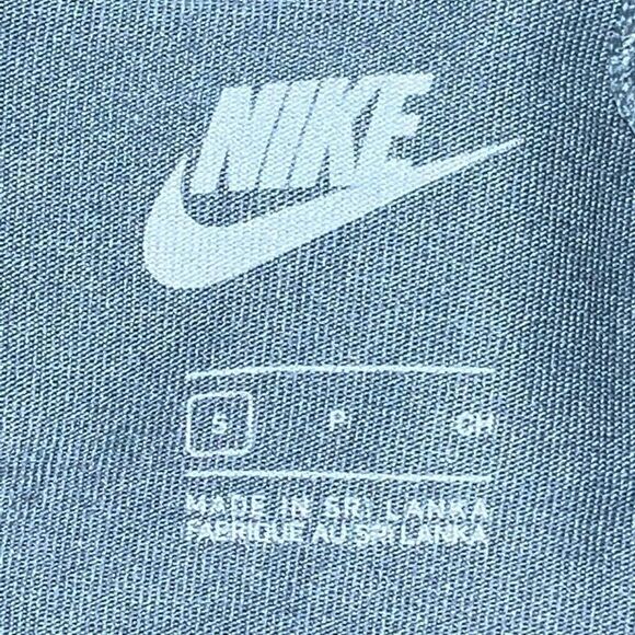 Nike Sportswear Essential Women's Teal Floral 7/8 Mid-Rise Leggings Small NWT - Picture 5 of 7